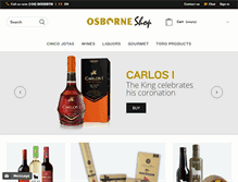 Tablet Screenshot of osborne-shop.com